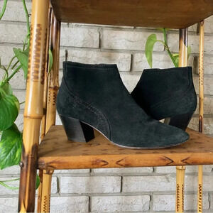 Aquatalia Ankle Boot Black Suede